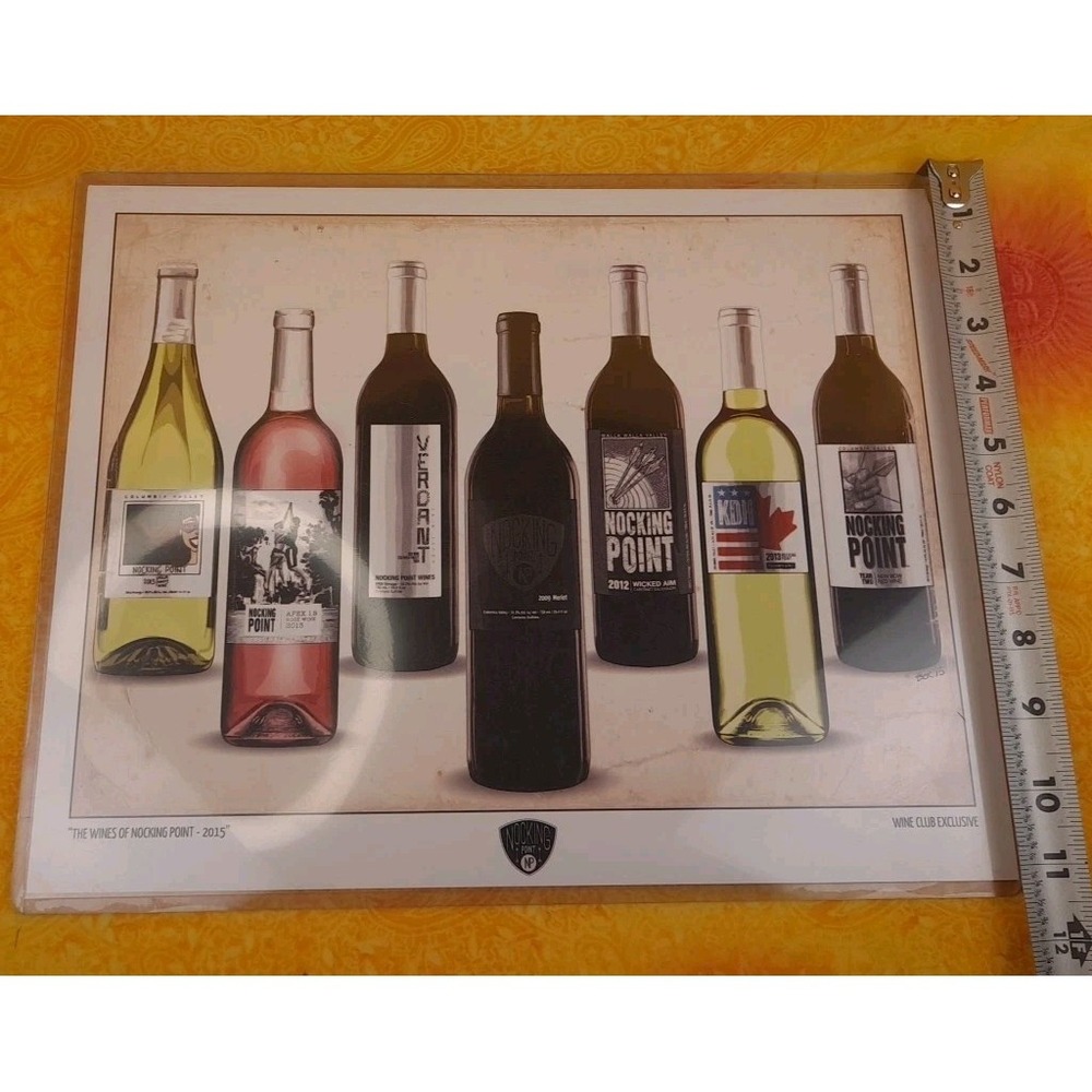 Nocking Point Wines Art Print Wines of Nocking Point 2015 by Brian Roll - Picture 8 of 8